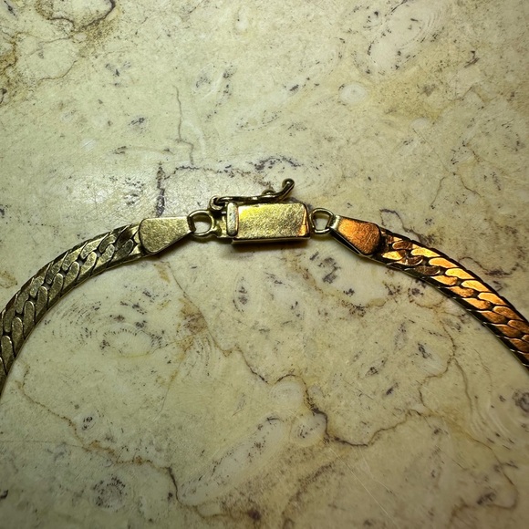 14k Herringbone Bracelet - Picture 3 of 7